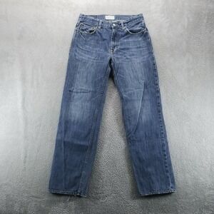 VTG American Eagle‎ Jeans Mens 29x30 Blue Slim Straight Dark Wash Y2K Denim